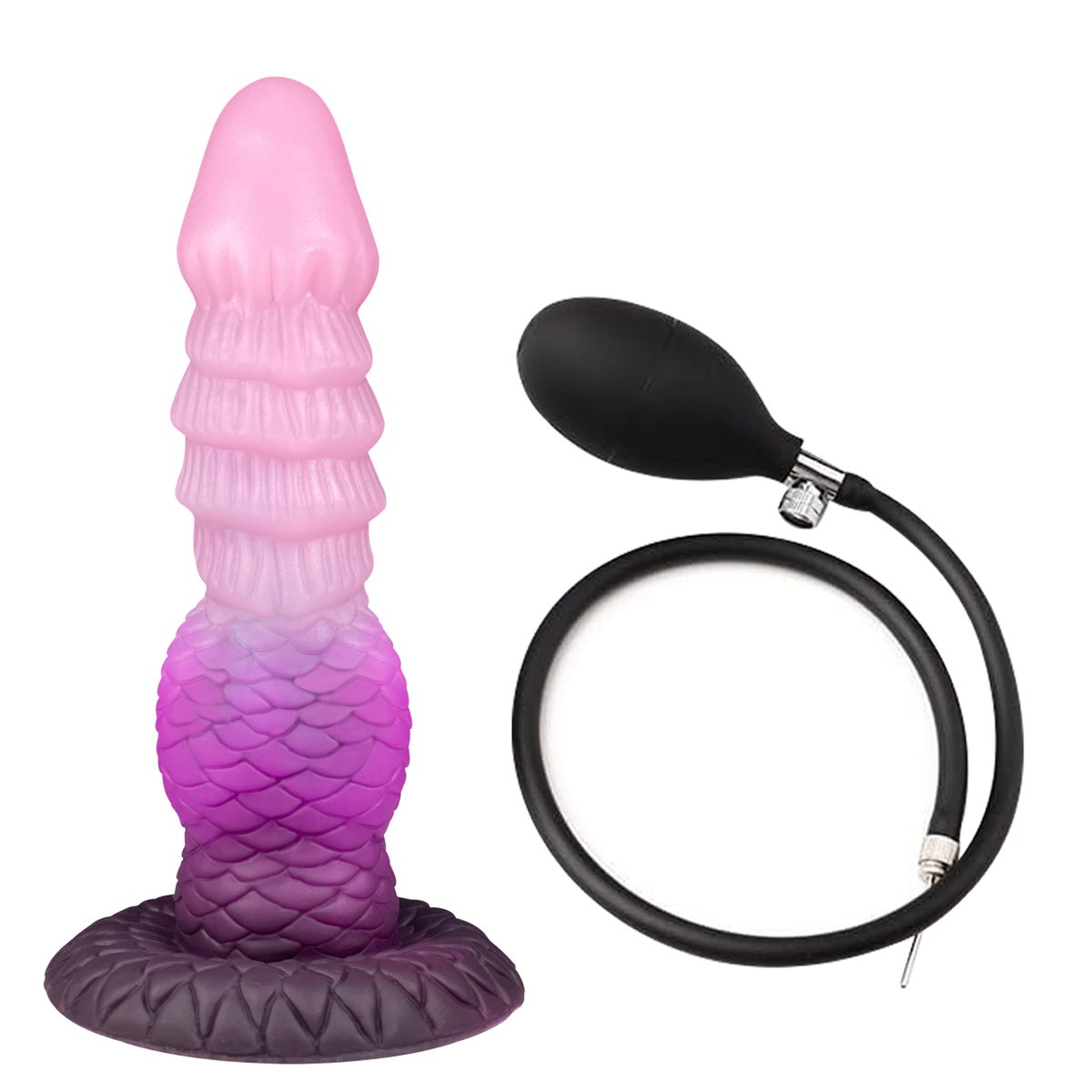 Gradient Inflatable – Silicone Inflatable Dildo | Gradient, Pink - Image 2