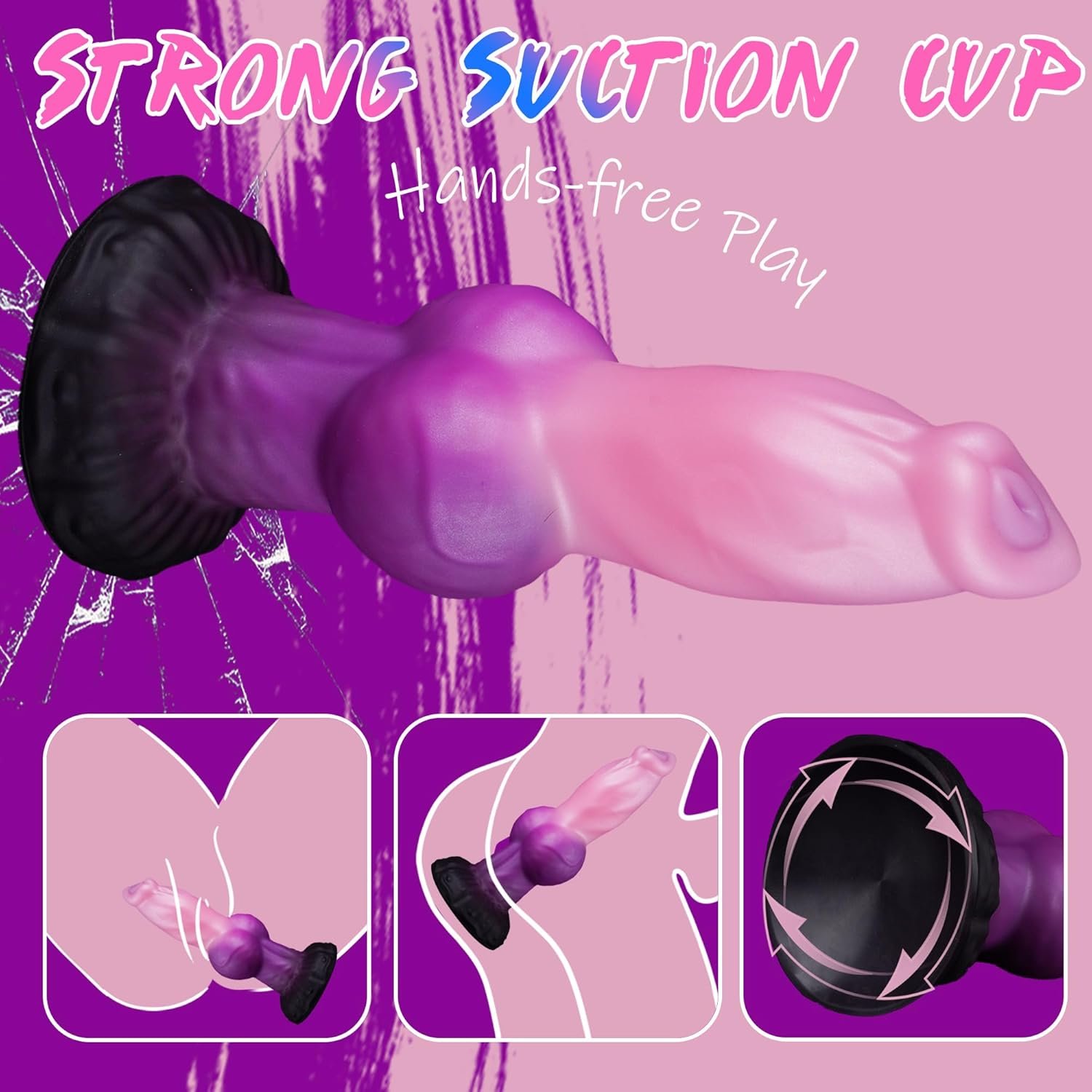 Mythic Ridge – Silicone Dildo | Suction Base, Ridge, Mythic, Fantasy - Image 6