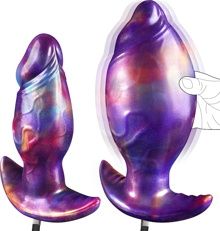 Gradient Inflatable – Silicone Inflatable Dildo | Segmented, Realistic, Gradient