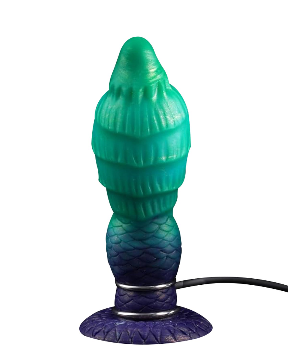 Gradient Inflatable – Silicone Inflatable Dildo | Gradient, Green - Image 3