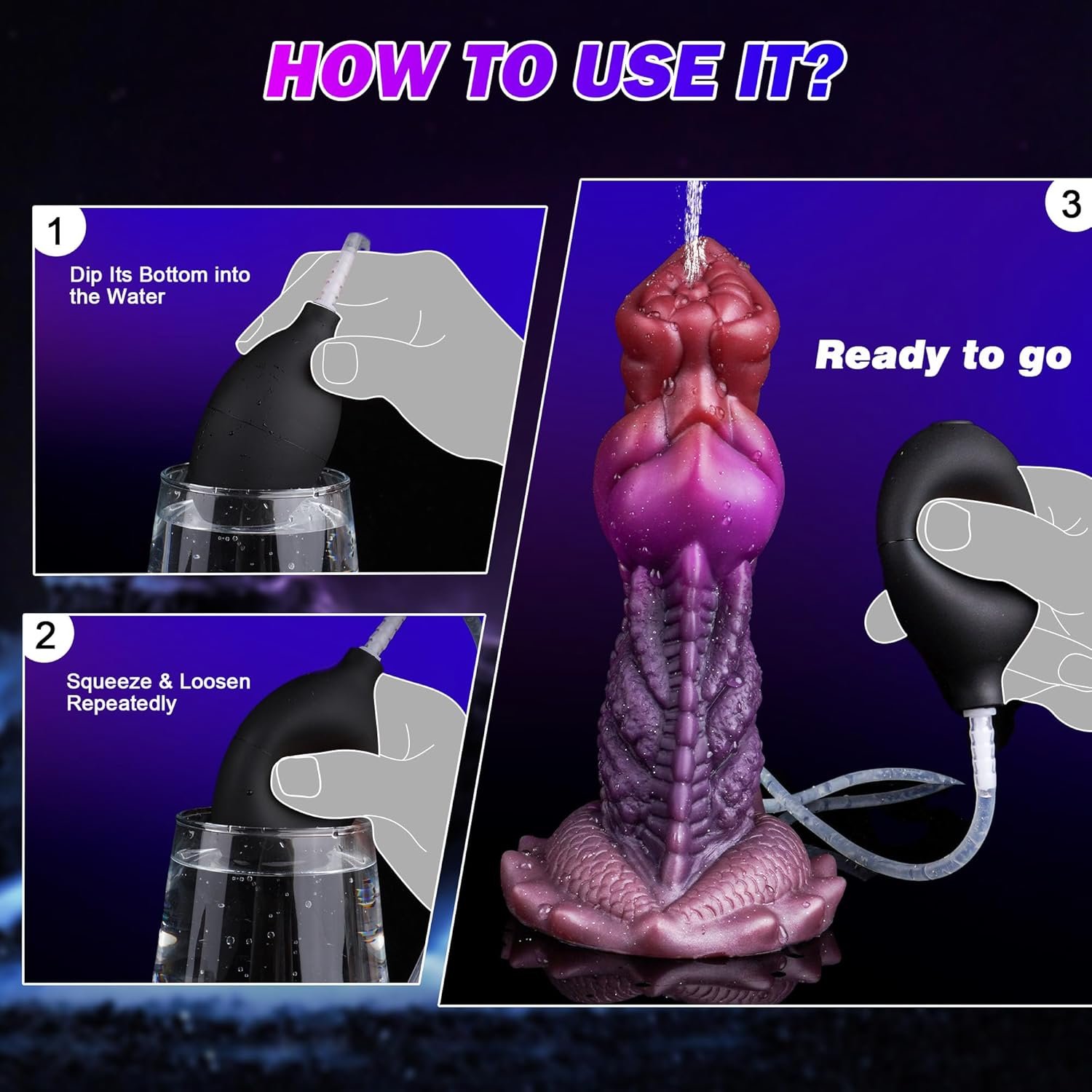 Perry – Silicone Spray Dildo | Spray, Suction Base, Realistic - Image 6