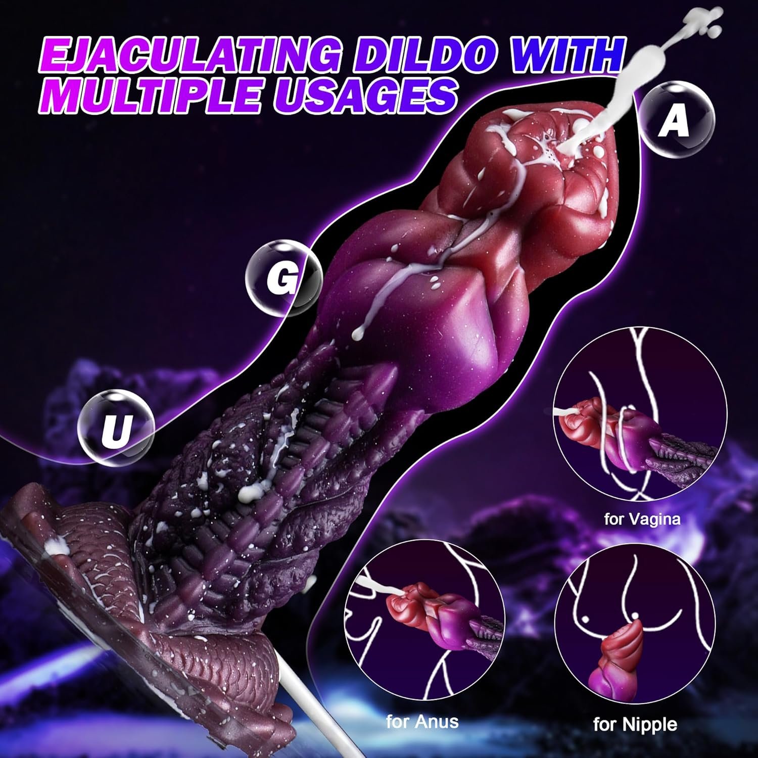 Perry – Silicone Spray Dildo | Spray, Suction Base, Realistic - Image 7