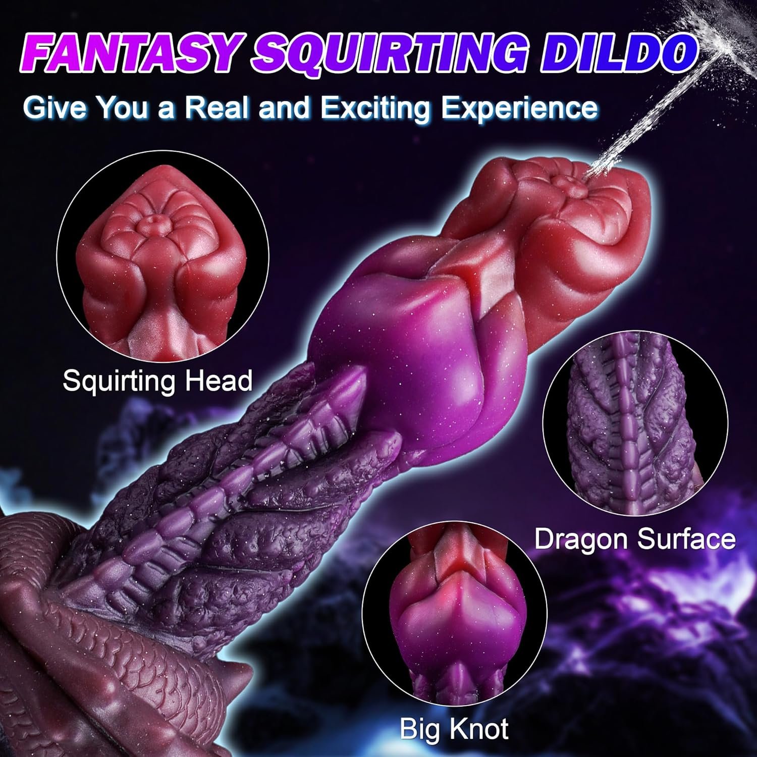 Perry – Silicone Spray Dildo | Spray, Suction Base, Realistic - Image 9