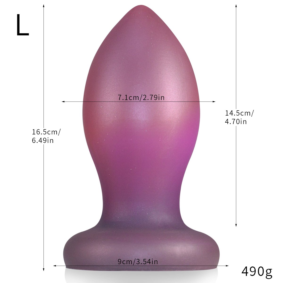 Liquid Silicone Radiant Fantasy Anal Plug Collection - Image 10