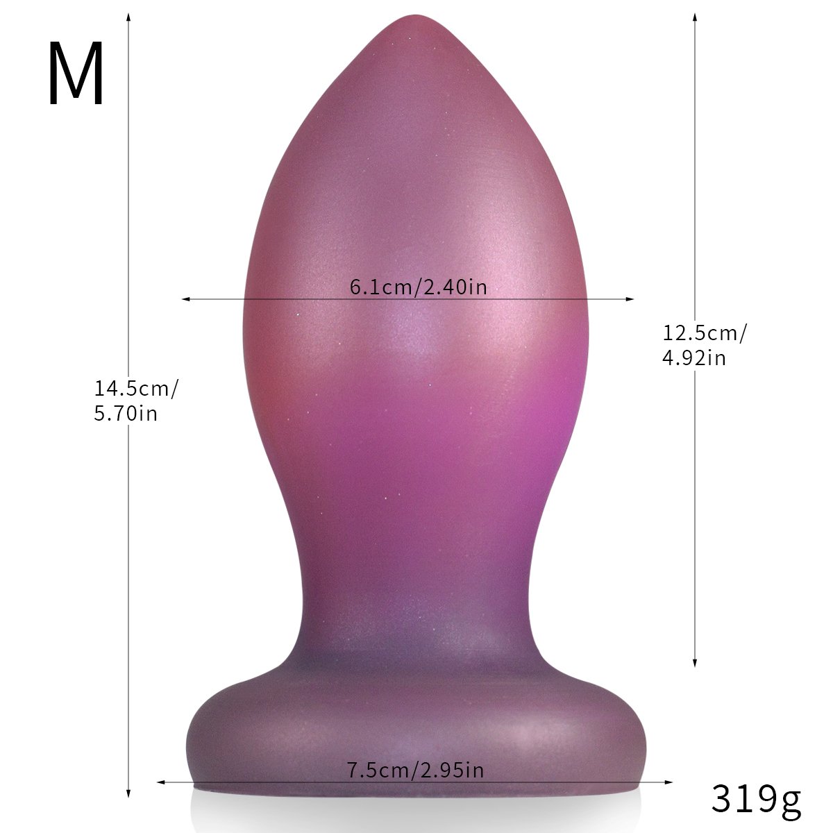 Liquid Silicone Radiant Fantasy Anal Plug Collection - Image 11