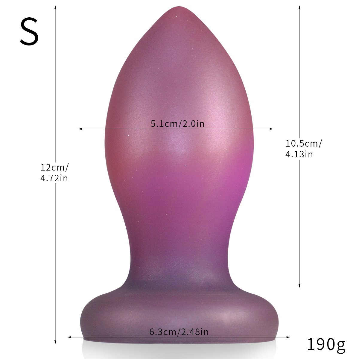 Liquid Silicone Radiant Fantasy Anal Plug Collection - Image 12