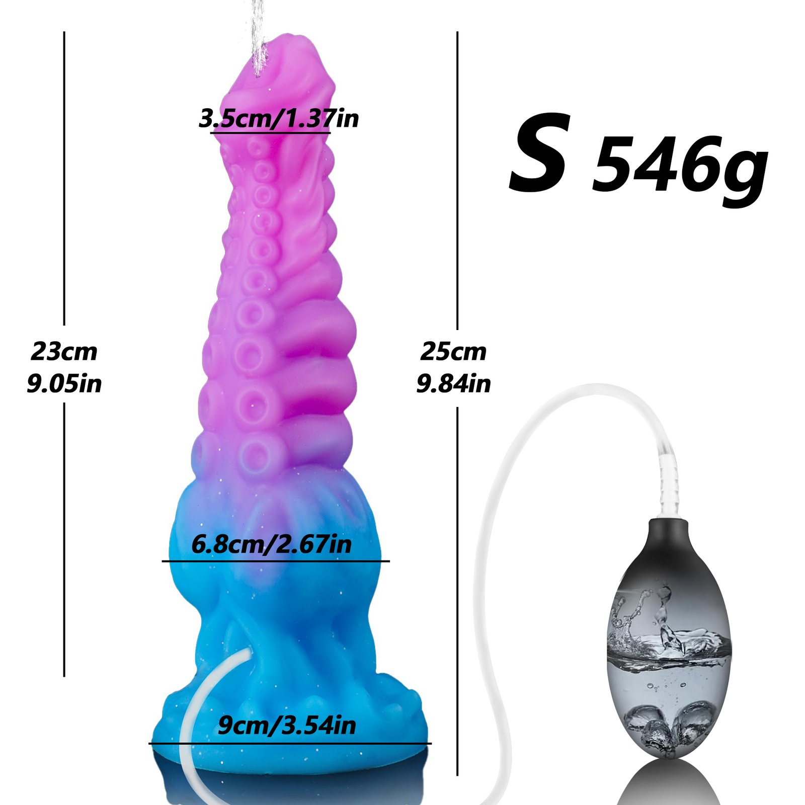 Classic – Silicone Spray Dildo | Spray, Suction Base, Realistic - Image 11