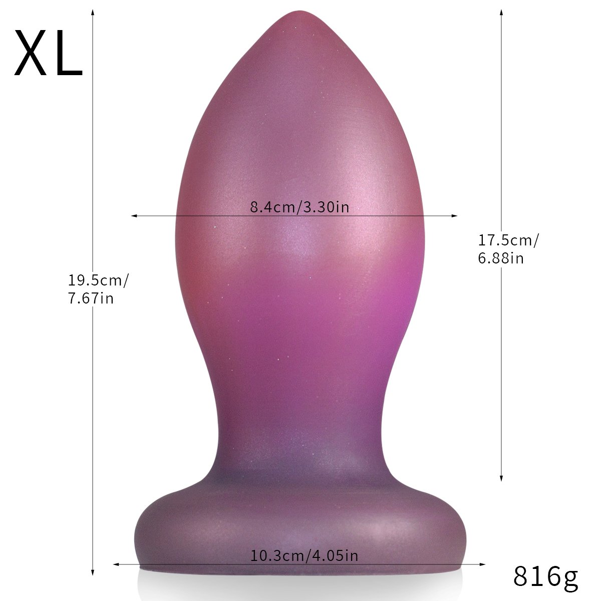 Liquid Silicone Radiant Fantasy Anal Plug Collection - Image 13