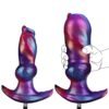 Gradient Violet – Silicone Inflatable Dildo | Body-Safe, Gradient, Fantasy
