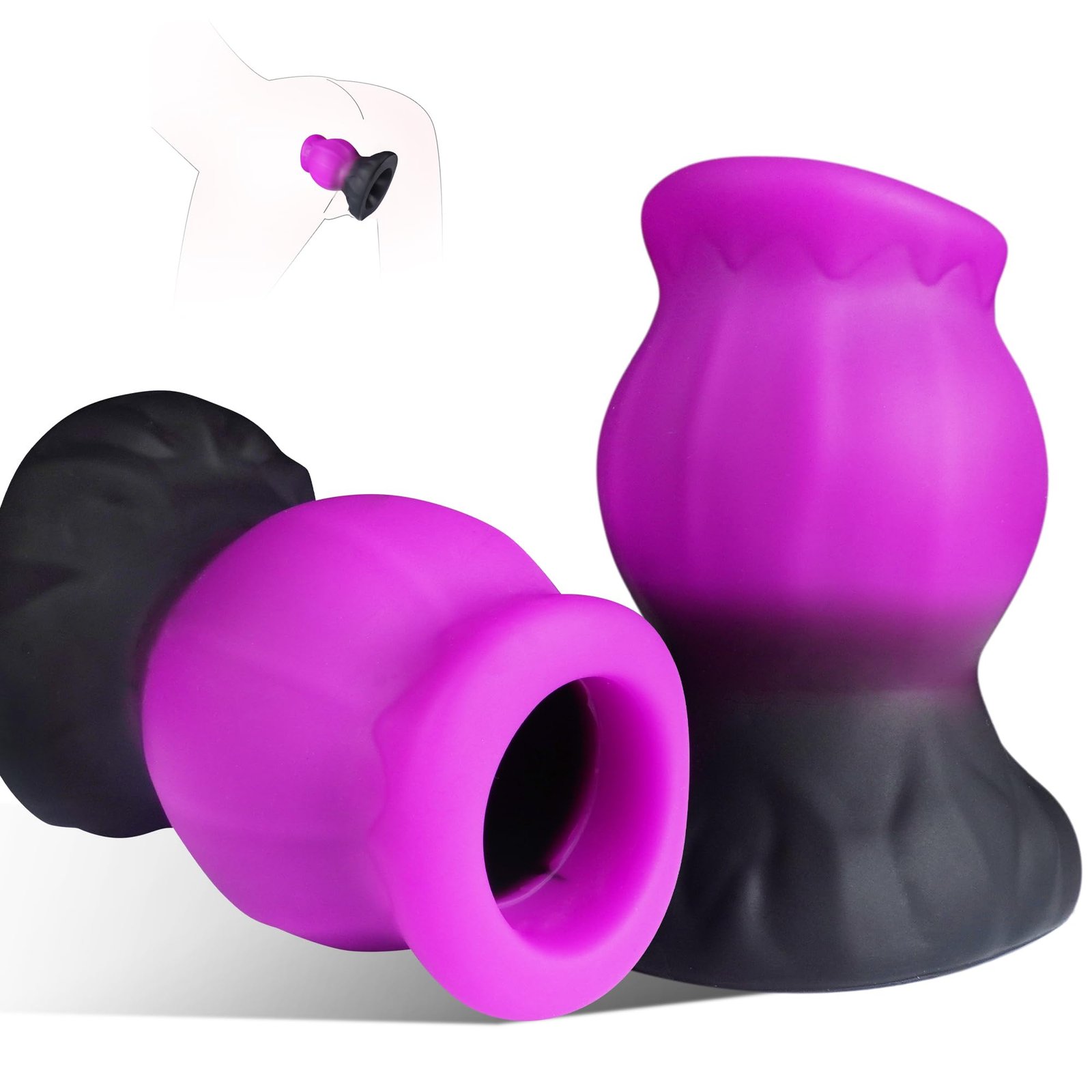 Liquid Silicone Professional Multi-Functional Anal Plugs