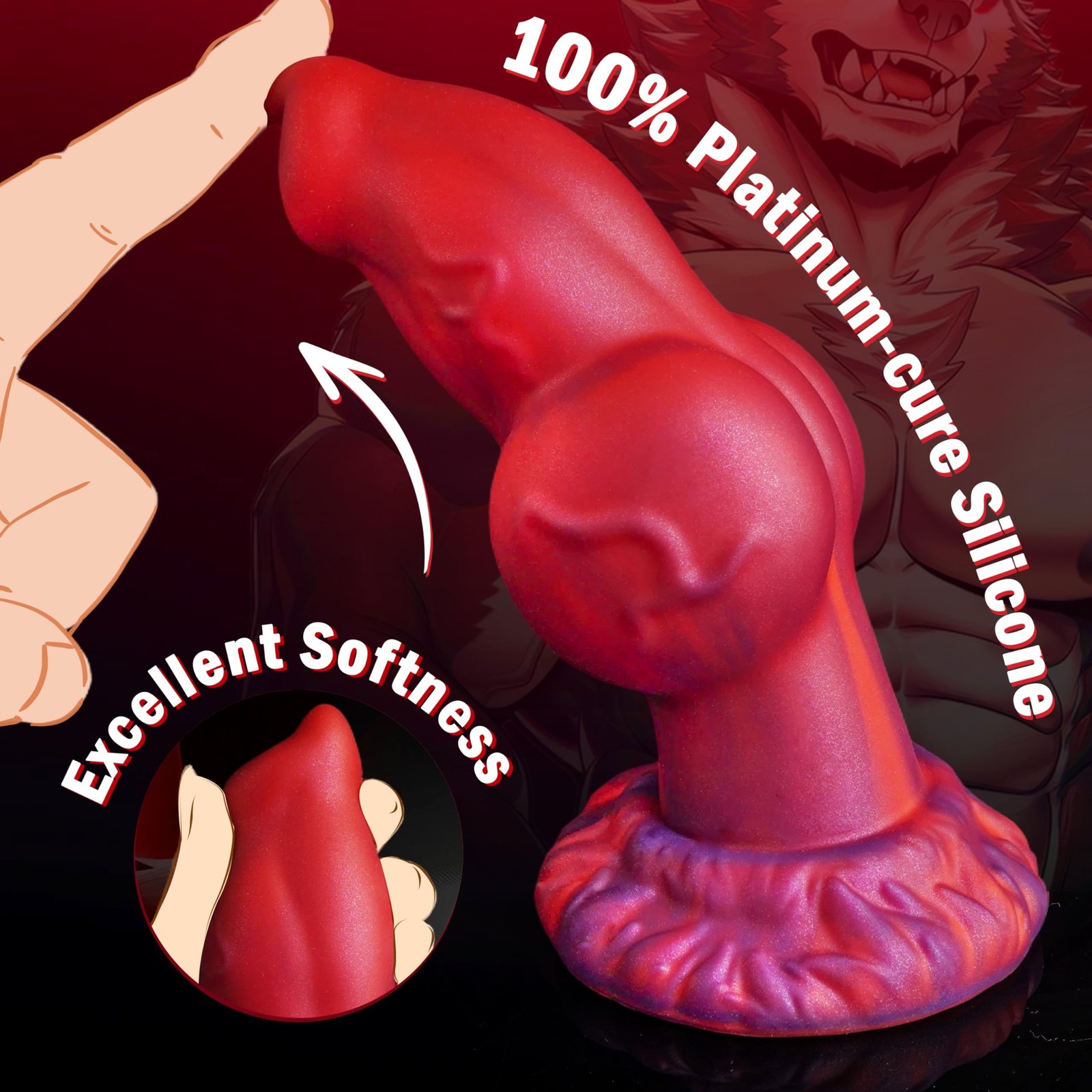 The Megatron Titan – Liquid Silicone Alien Dildo | Knotted, Cyber - Image 6