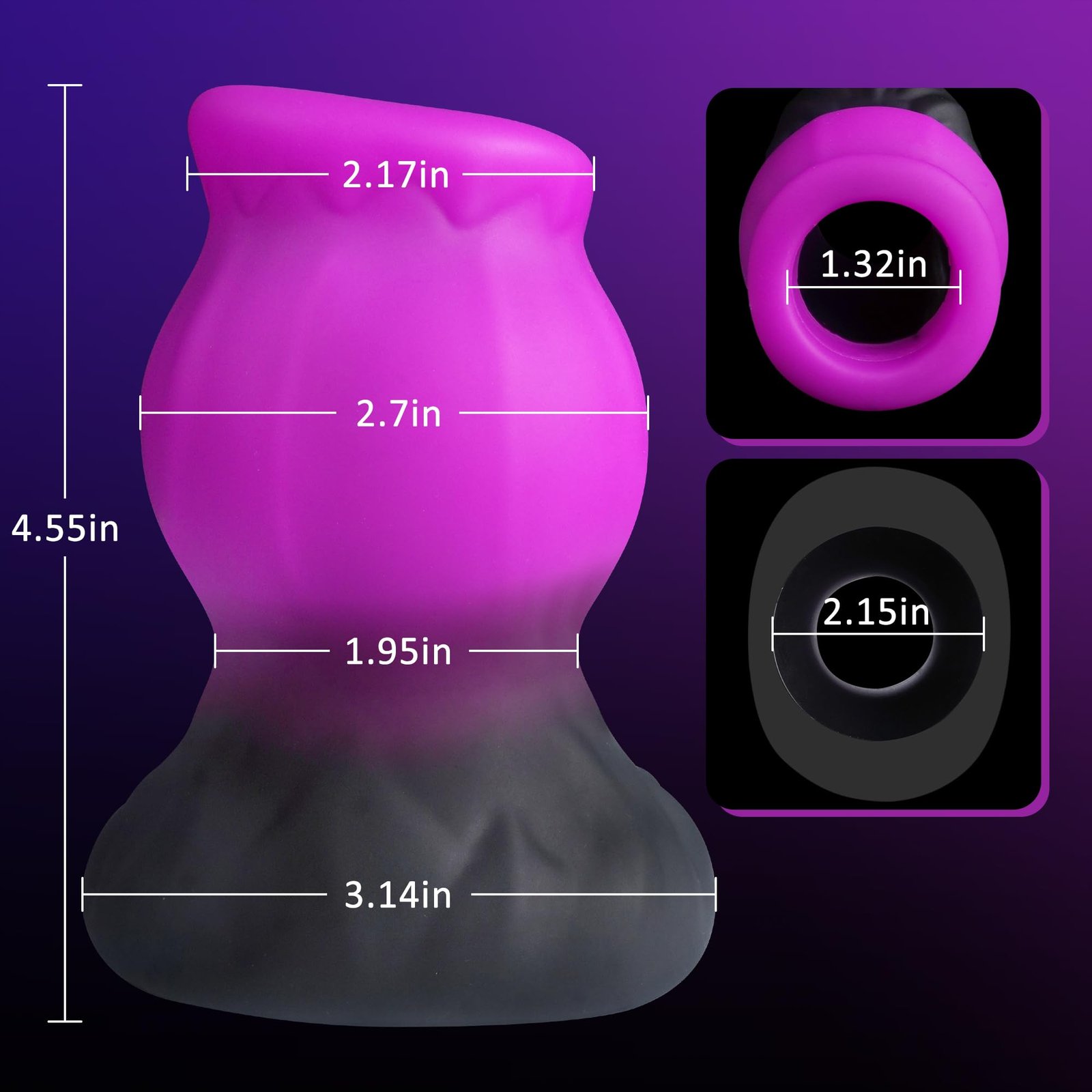 Liquid Silicone Professional Multi-Functional Anal Plugs - Image 10