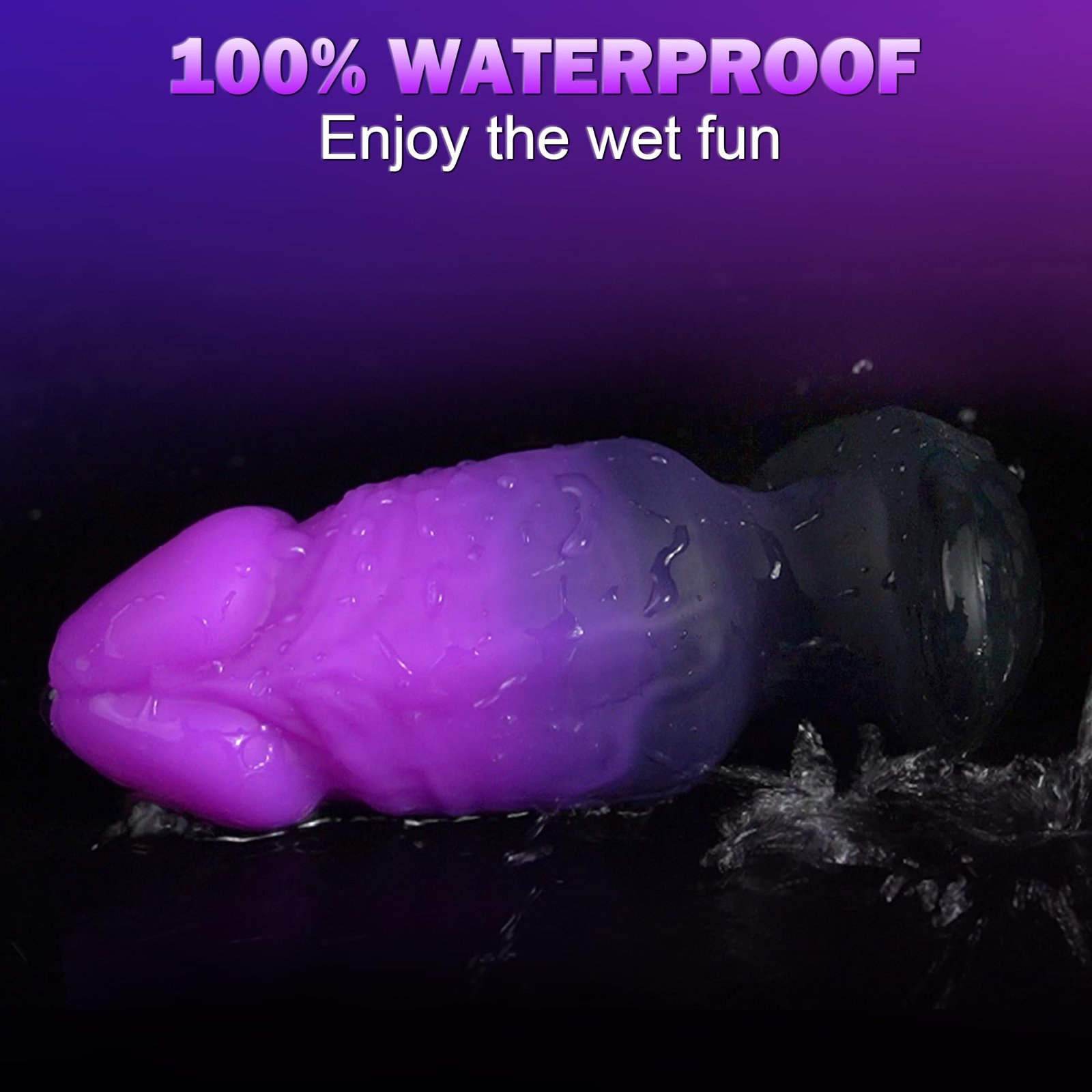 Maurice – Liquid Silicone Dildo | Harness Compatible, Deep, Deep Ocean, Gradient - Image 9
