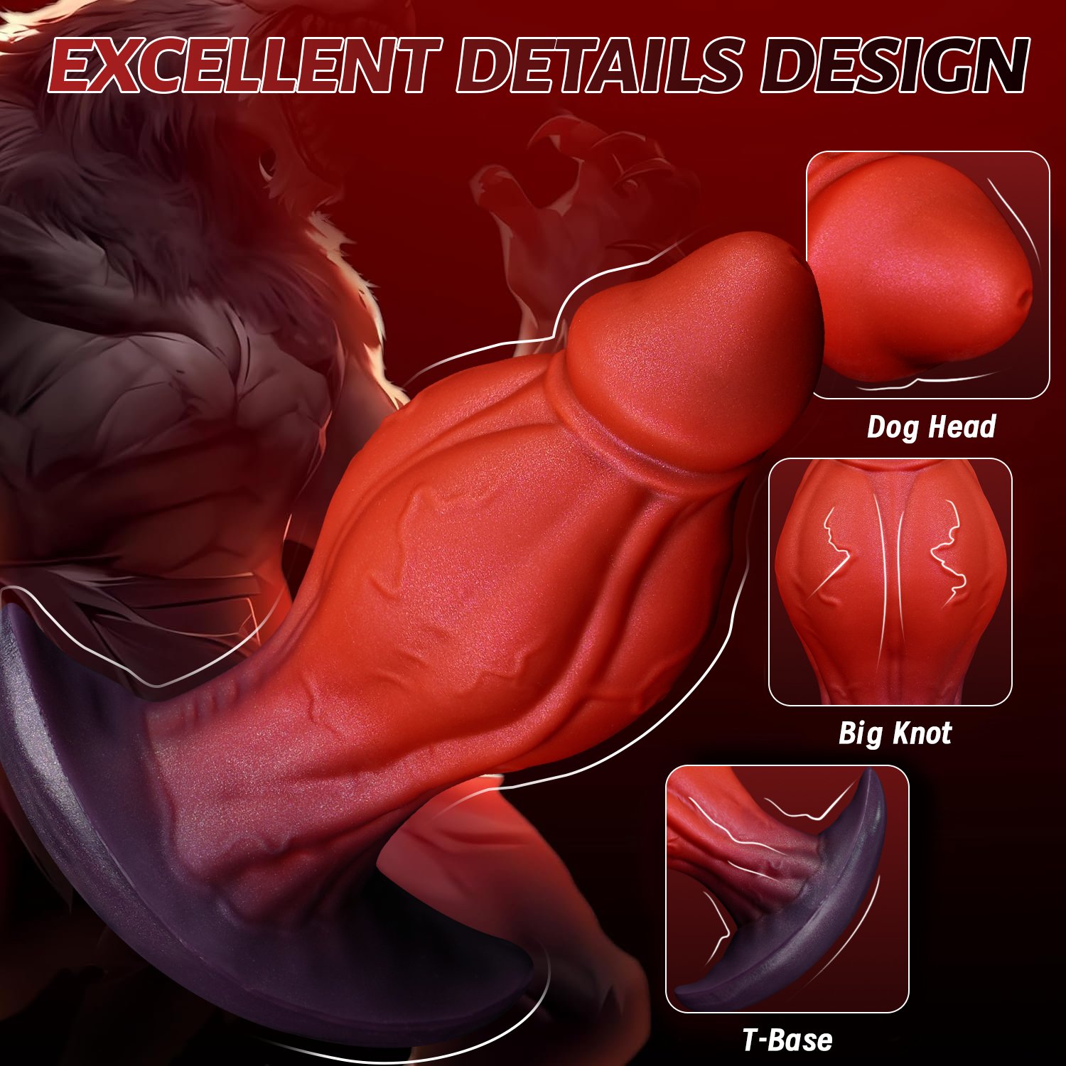 Alien Vein Liquid Silicone Anal Plug (BR) - Image 10