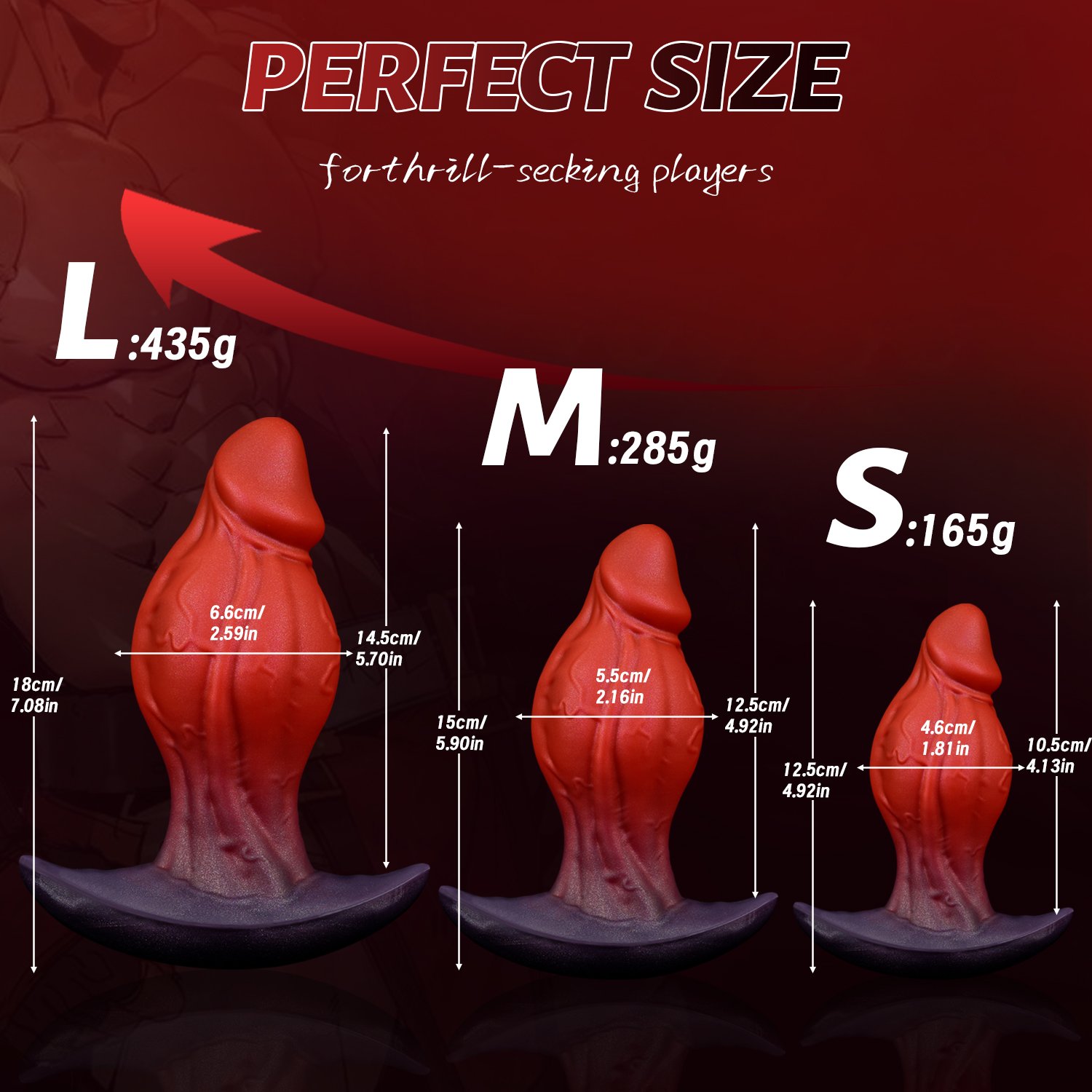 Alien Vein Liquid Silicone Anal Plug (BR) - Image 14