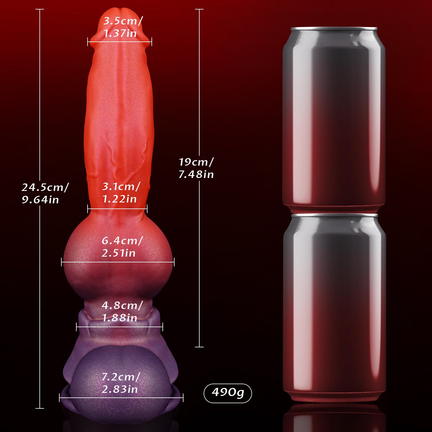 Extended Alien Style Elite Liquid Silicone Dildo - Image 14