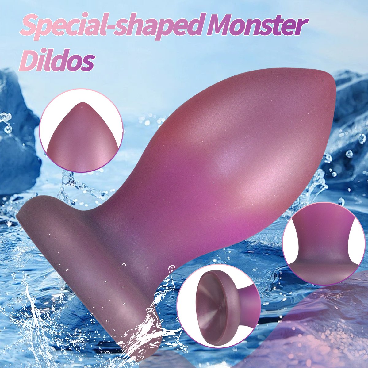 Liquid Silicone Radiant Fantasy Anal Plug Collection - Image 9