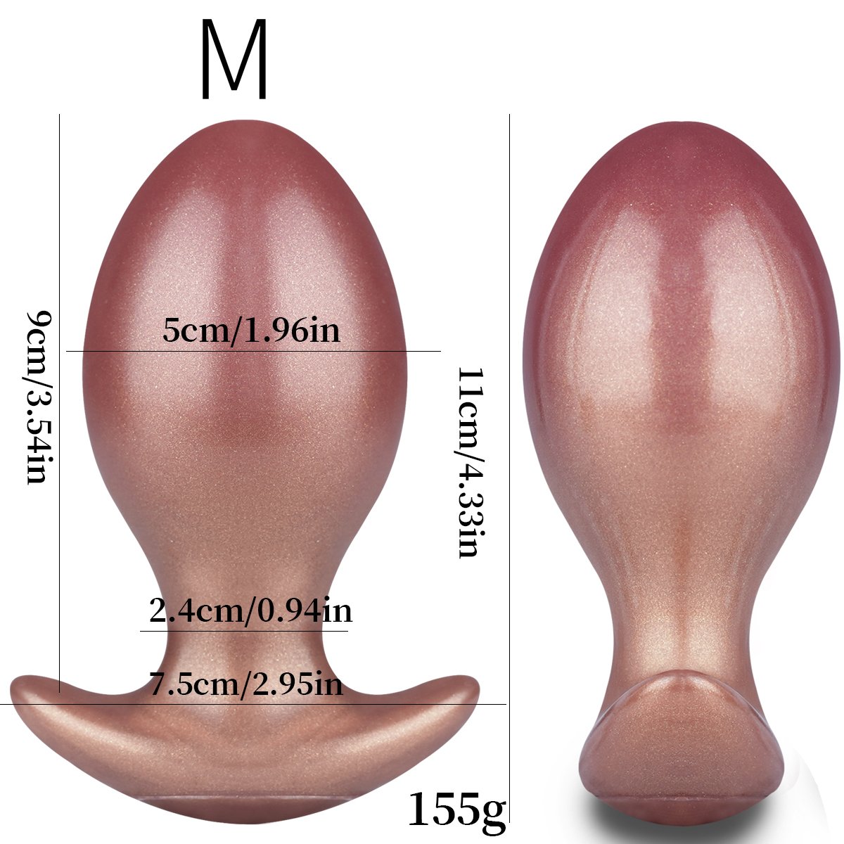 The Space Egg – Liquid Silicone Dildo | 3 Sizes, Ribbed, Gradient, Galaxy - Image 4
