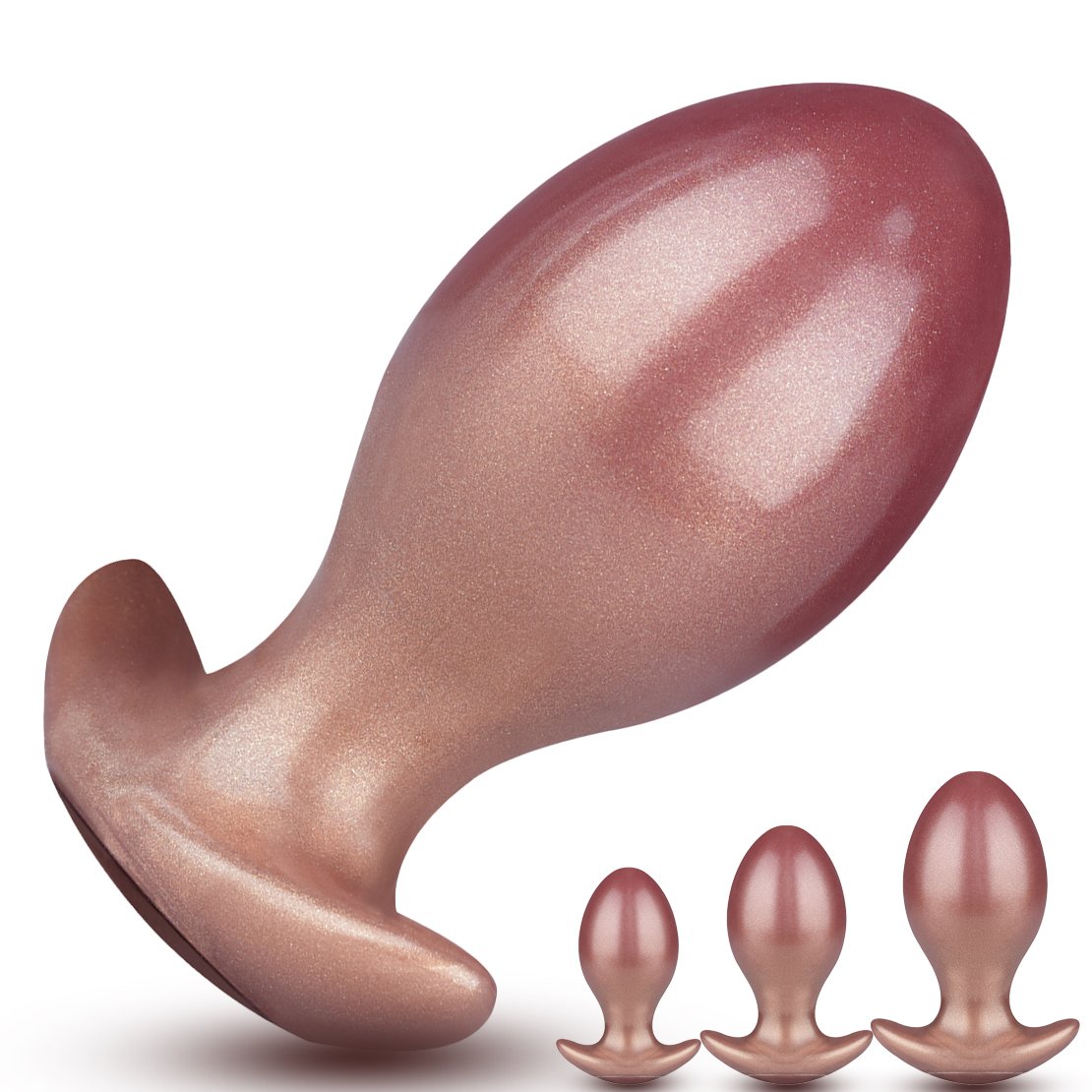 The Space Egg – Liquid Silicone Dildo | 3 Sizes, Ribbed, Gradient, Galaxy - Image 5