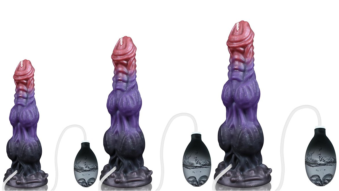 Injectable – Liquid Silicone Spray Dildo | Spray, Suction Base, Realistic
