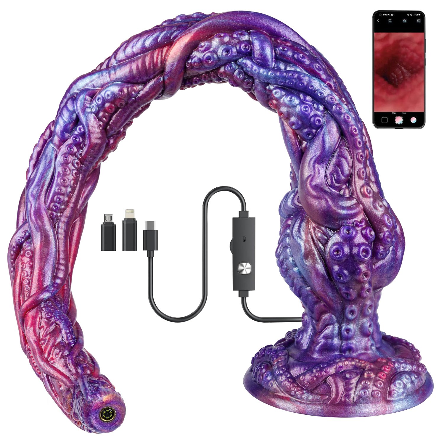 Ultra-Flexible Bionic Tentacle Endoscope Camera(APP)