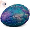 Crackle Texture Bionic Egg Anal Plugs - Liquid Silicone Edition