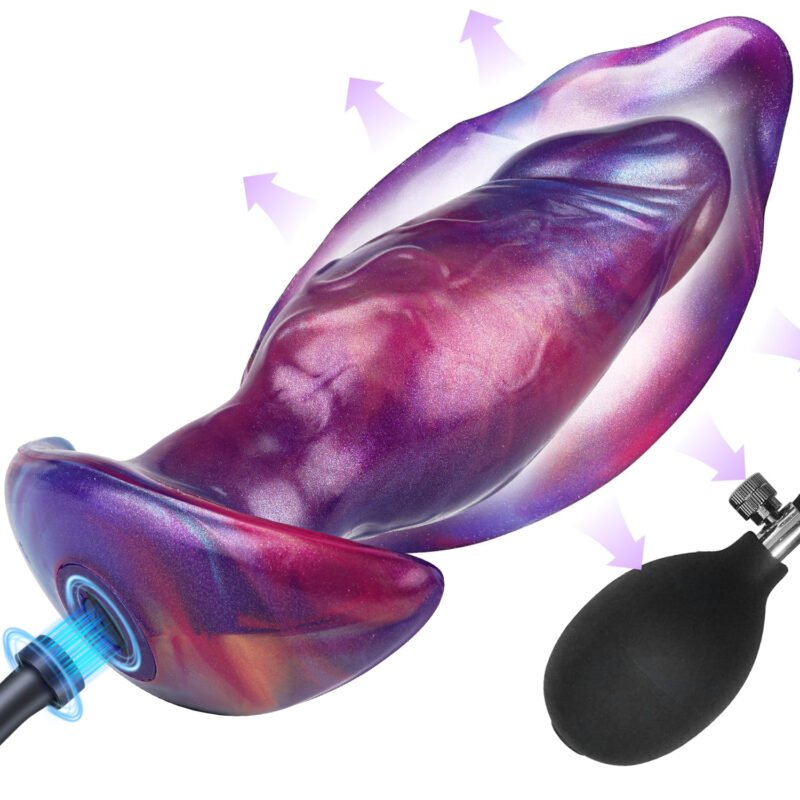 Gradient Inflatable – Silicone Inflatable Dildo | Segmented, Body-Safe, Gradient